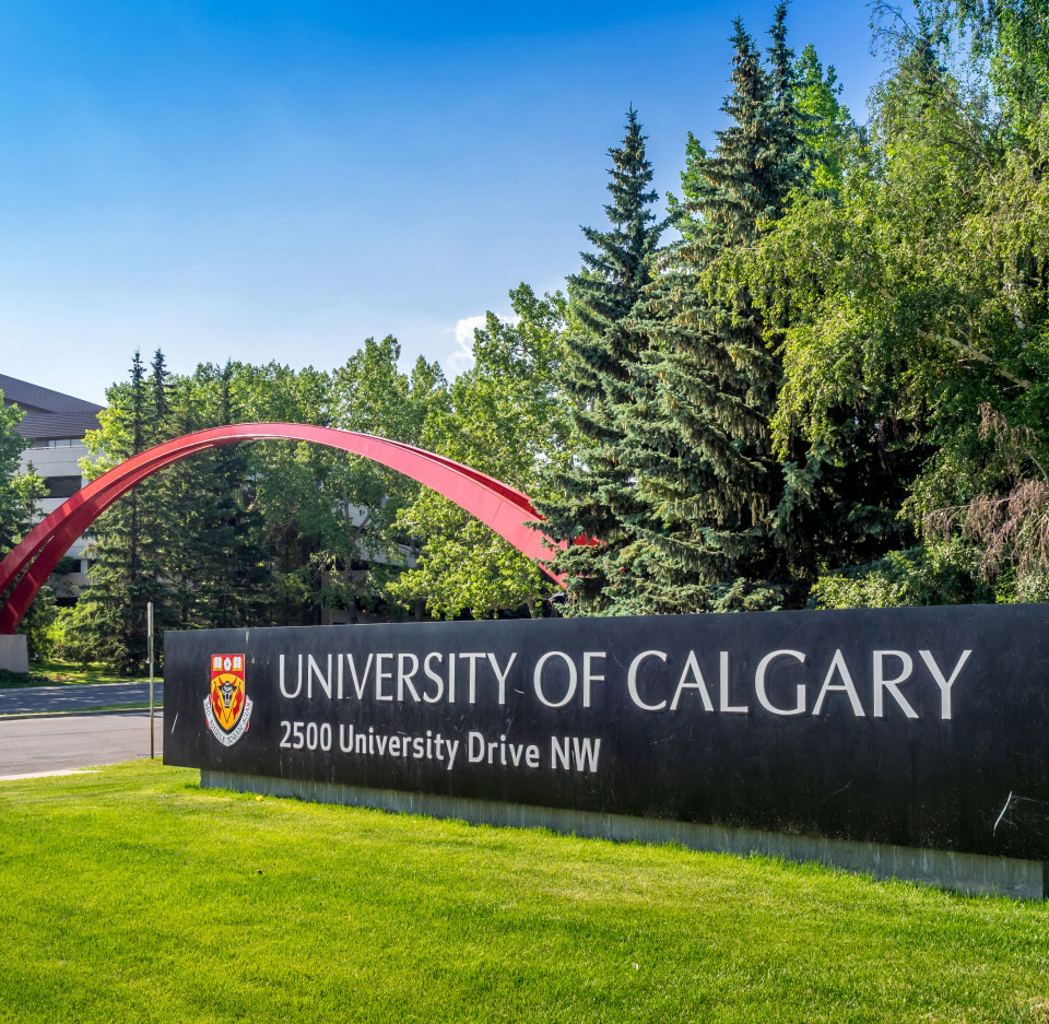 university of calgary 간판 사진